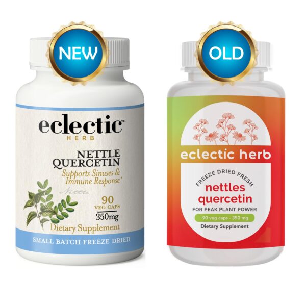 Suplemento natural ortiga quercetina Eclectic 90 cápsulas