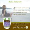 Suplemento natural Pacific Herbs calmante y relajante en frasco