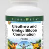 Suplemento natural polvo combinado Eleuthero y Ginkgo Biloba TerraVita