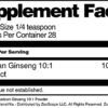 Version 1.0.0 Suplemento natural polvo Ginseng Americano TerraVita 10:1