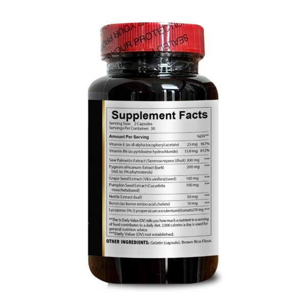 Version 1.0.0 Complejo genérico próstata cápsulas naturales apoyo diario