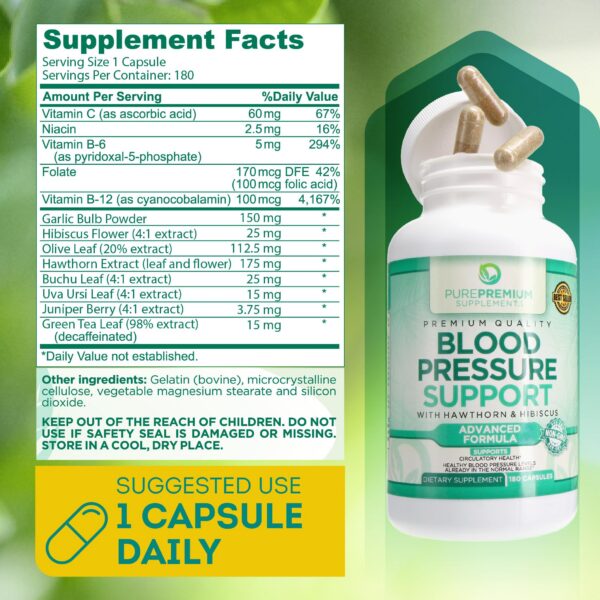 Version 1.0.0 Suplemento natural PurePremium con extractos para salud vascular