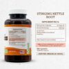Suplemento natural de raíz de ortiga Secrets of the Tribe 120 cápsulas