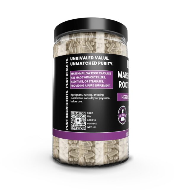 Suplemento natural raíz de malvavisco 730 cápsulas