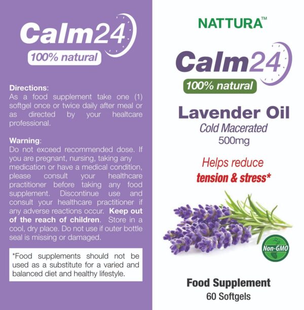 Suplemento natural para reducir estrés Calm Aid Nattura