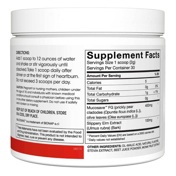 Suplemento natural Reflux para la digestión