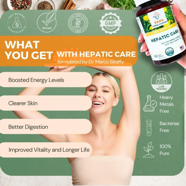 Version 1.0.0 Suplemento natural para reparación del hígado graso Sana Herbal