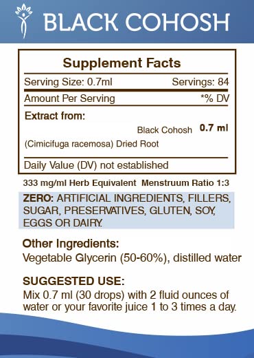 Version 1.0.0 Suplemento natural Secrets of the Tribe Cohosh Negro