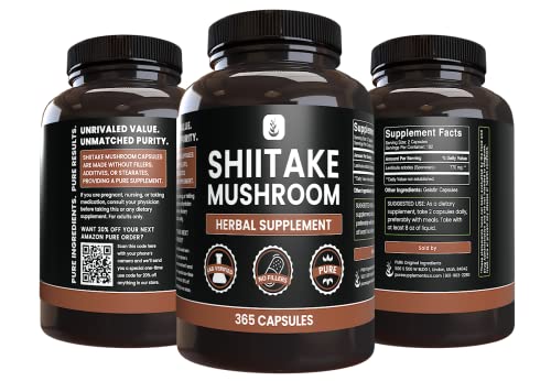Suplemento natural shiitake Pure Original Ingredients