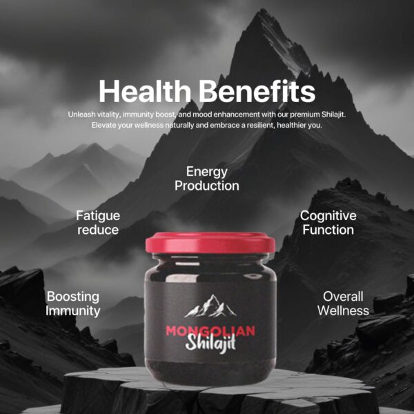 Suplemento natural Shilajit orgánico AMU NUTRITION 50g