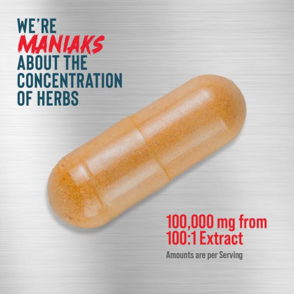 Suplemento natural Tongkat Ali VitaMANIAK 60 cápsulas