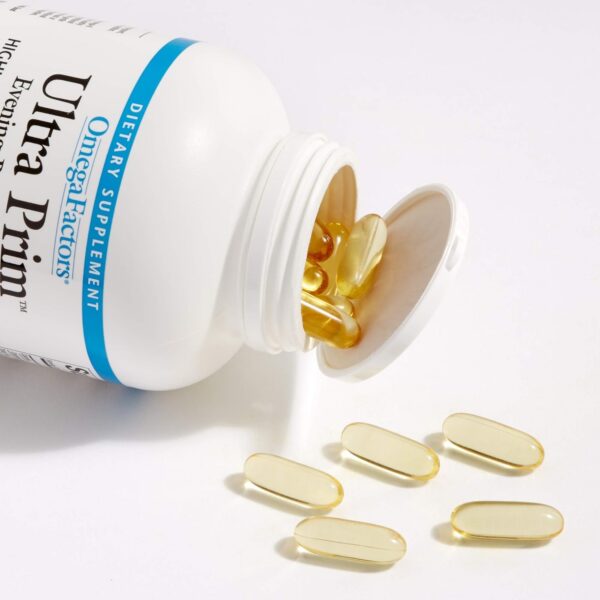 Version 1.0.0 Suplemento natural Ultra Prim aceite de onagra para mujeres salud