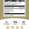 Suplemento natural vegano polvo Cordyceps BulkSupplements