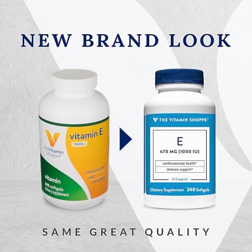 Suplemento natural vitamina E 1000 UI The Vitamin Shoppe