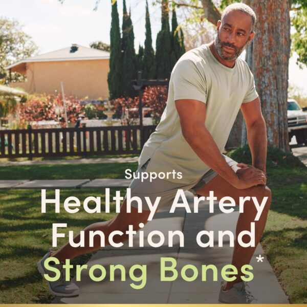 Suplemento Nature's Bounty vitamina d3 y k2 para soporte inmune y huesos