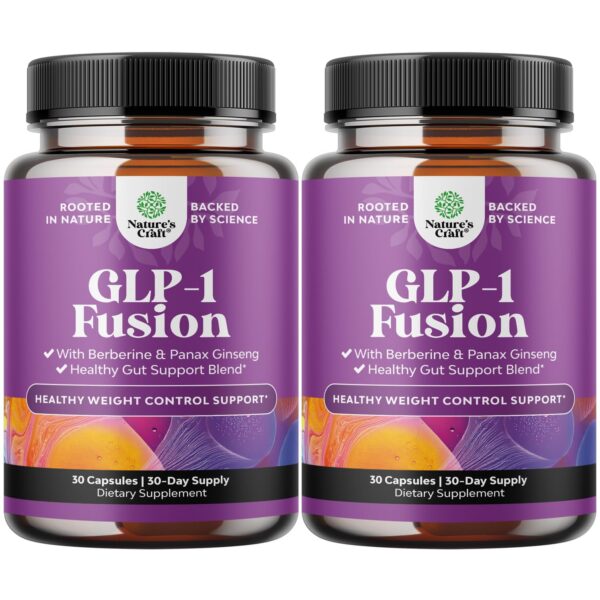 Suplemento Natures Craft GLP-1 berberina complejo intestinal 30 cápsulas