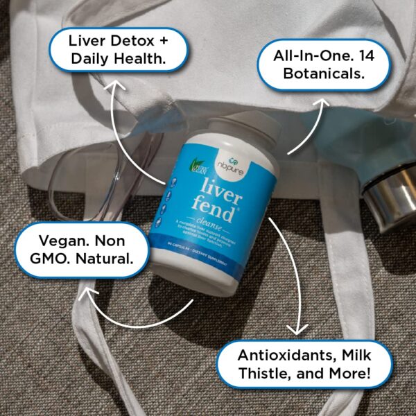 Suplemento nbpure Liver Fend con antioxidantes naturales