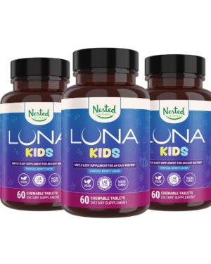 Suplemento Nested Naturals Luna Kids para sueño infantil 180 tabletas