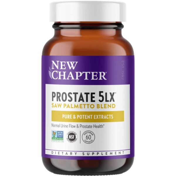 Suplemento New Chapter Prostate 5LX para salud de próstata