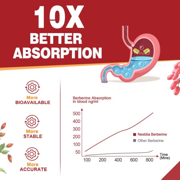 Cápsulas veganas para apoyo inmunológico y digestivo berberina