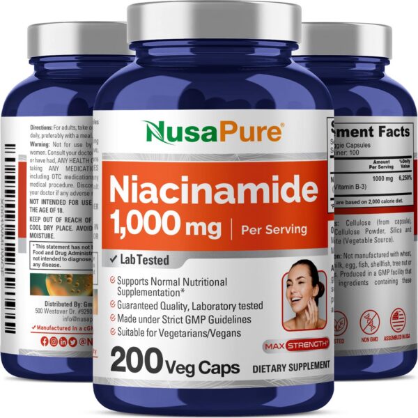 Suplemento niacinamida no GMO NusaPure