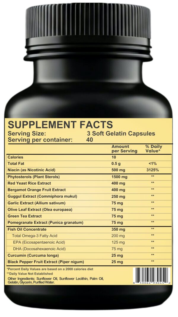 Suplemento Nikoni con esteroles vegetales y ingredientes naturales