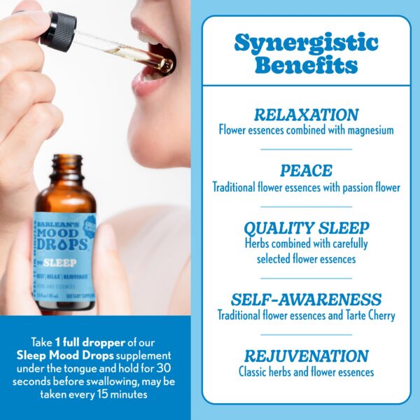 Suplemento nocturno Barlean's líquido sueño melatonina y hierbas adaptógenas