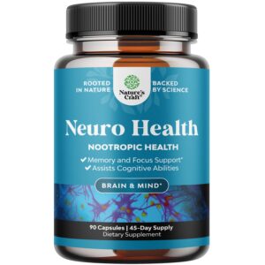 Version 1.0.0 Suplemento nootrópico para memoria y enfoque Natures Craft