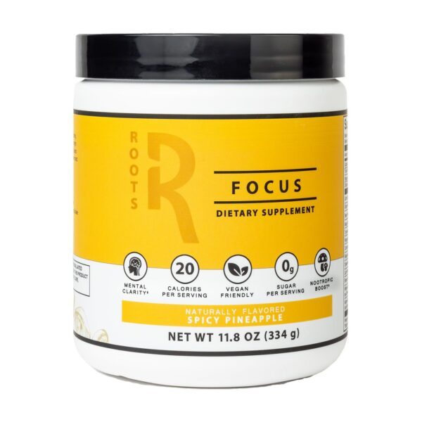 Version 1.0.0 Suplemento nootrópico Roots Focus piña picante Silver Star Nutrition