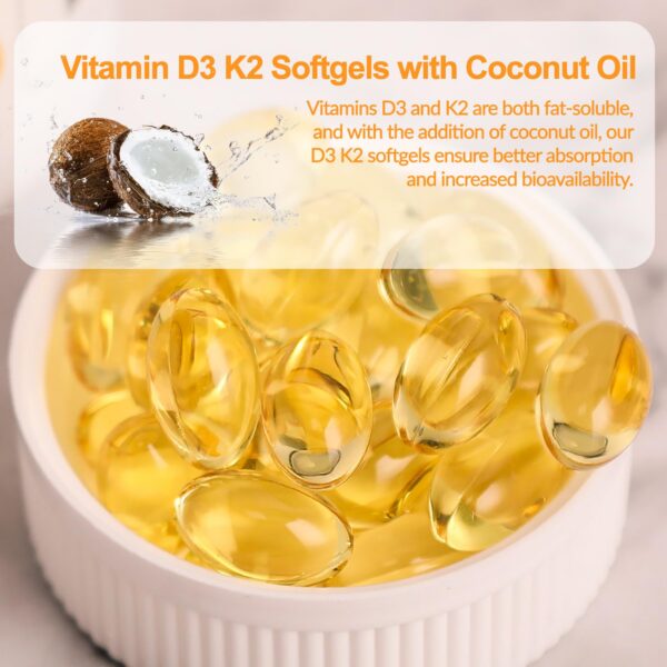 Suplemento Novafun D3 K2 apoya huesos y función muscular