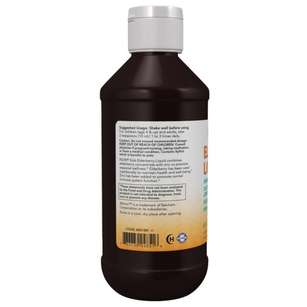 Suplemento NOW apoyo inmune con zinc y astrágalo para niños