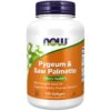 Suplemento NOW Foods Pygeum y Saw Palmetto 120 cápsulas