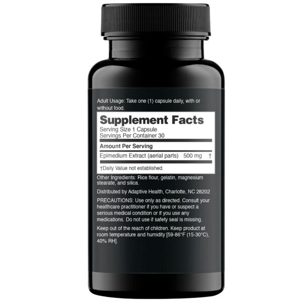 Cápsulas de Horny Goat Weed y Tongkat Ali Nugenix