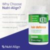 Suplemento Nutri-Align Hair Defence para keto y ayuno
