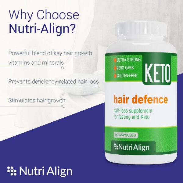 Suplemento Nutri-Align Hair Defence para keto y ayuno