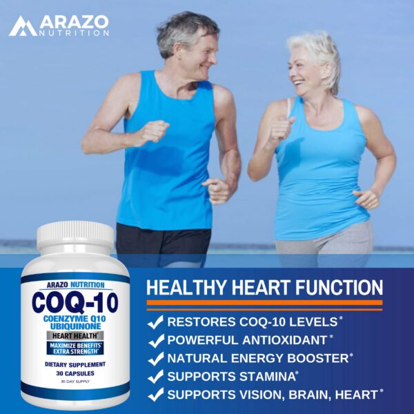 Version 1.0.0 Suplemento nutricional Arazo Nutrition CoQ10 en cápsulas