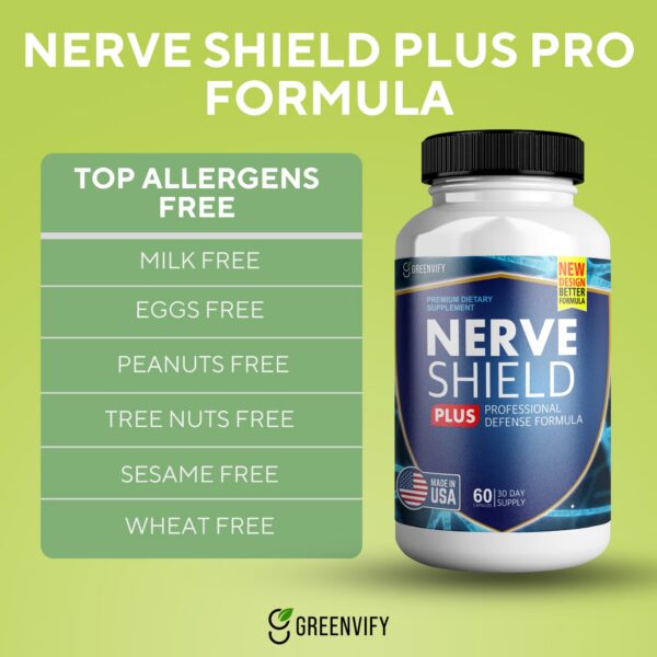 Apoyo nervioso GREENVIFY Nerve Shield Plus en tabletas