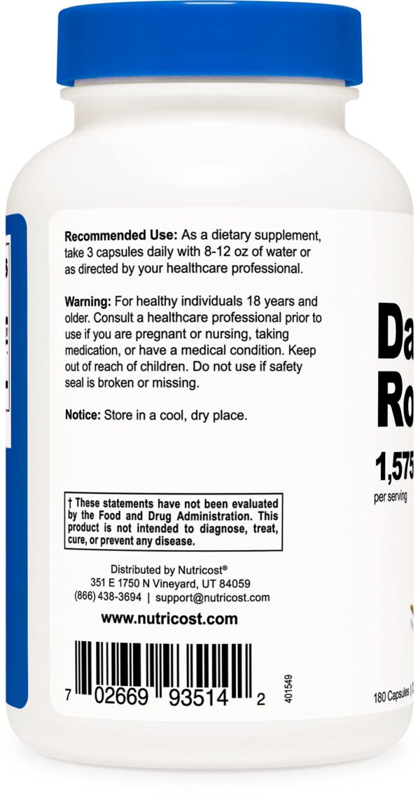 Suplemento Nutricost en cápsulas vegetarianas