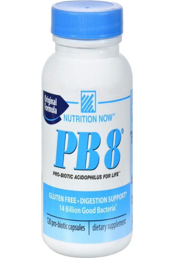 Suplemento Nutrition Now Pb8 Acidophilus 120 cápsulas