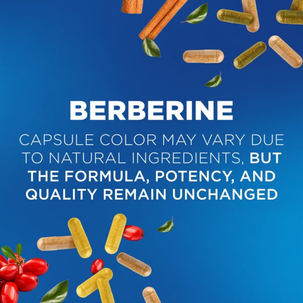 Suplemento Nutrivein Berberina con canela orgánica 120 cápsulas