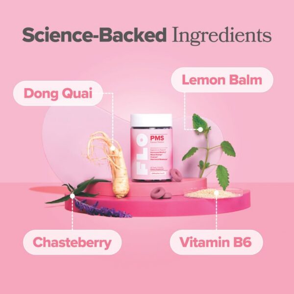 Suplemento O Positiv FLO gomitas para síntomas menstruales