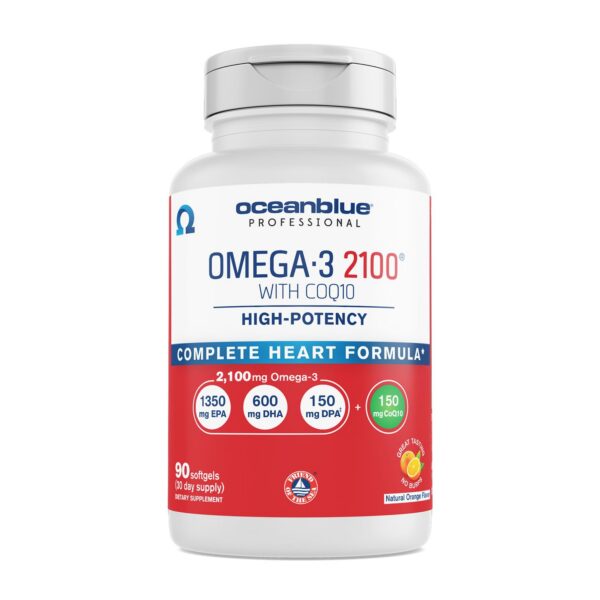 Version 1.0.0 Suplemento Omega-3 2100 Oceanblue con CoQ10 90 cápsulas