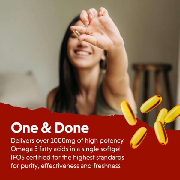 Suplemento omega 3 para salud cerebro y corazón Barlean's