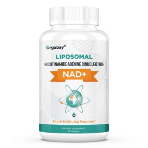 Suplemento Orgabay Liposomal NAD+ 500mg 60 cápsulas