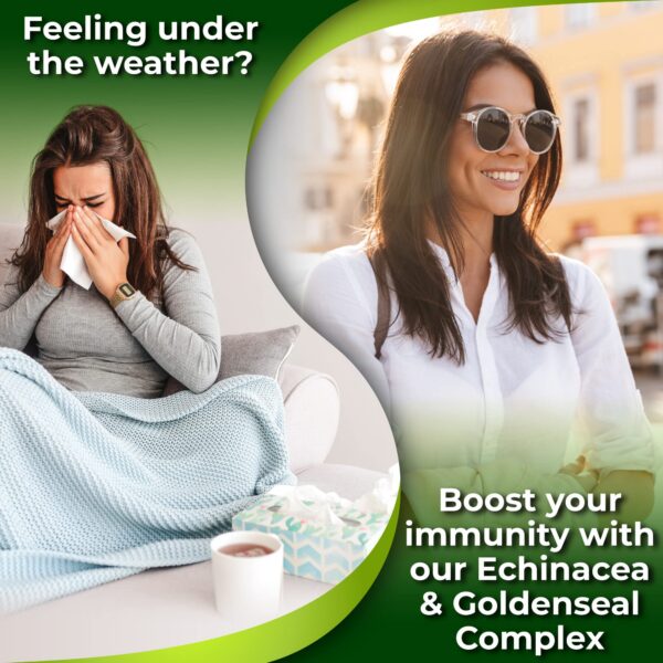 Suplemento orgánico 10 en 1 con equinácea y hierbas naturales