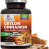Suplemento orgánico de canela de Ceilán 180 cápsulas