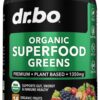 Suplemento orgánico DR. BO superalimentos verdes y frutas paquete