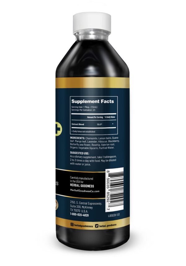 Suplemento orgánico Herbal Goodness Beauty Sleep para cuidado de piel