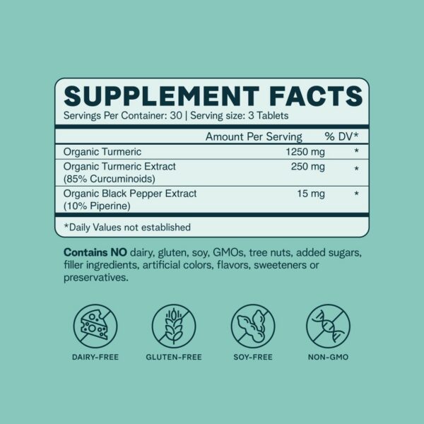 Version 1.0.0 Balance hormonal y cúrcuma pura suplemento vegano