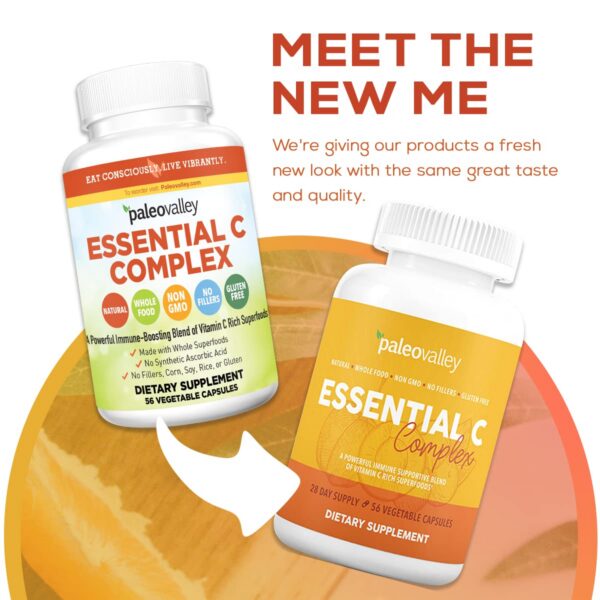 Suplemento orgánico Paleovalley vitamina C 450 mg
